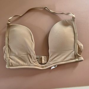 Nude low cut bra